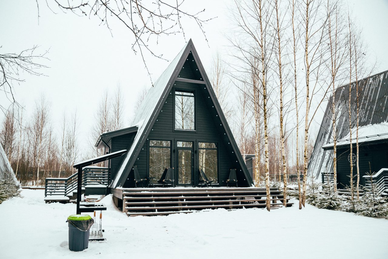 Коттедж (A-Frame c 1 спальней и сауной), Гостевой дом Никитское подворье