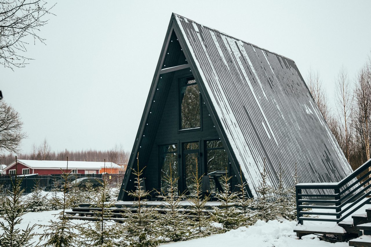 Коттедж (A-Frame c 1 спальней и сауной), Гостевой дом Никитское подворье