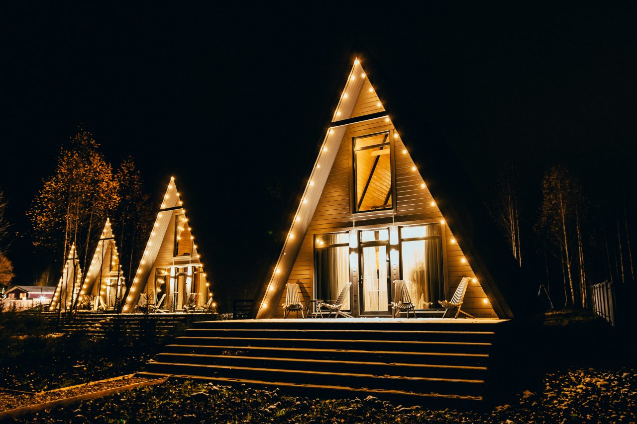 Коттедж (A-Frame c 1 спальней и сауной), Гостевой дом Никитское подворье