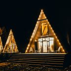 Коттедж (A-Frame c 1 спальней и сауной), Гостевой дом Никитское подворье