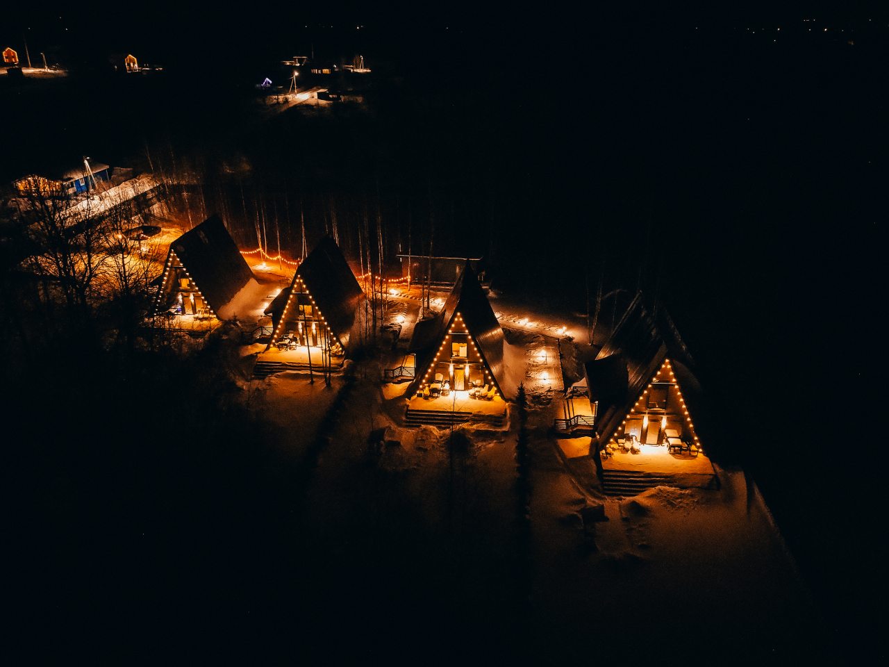 Коттедж (A-Frame c 1 спальней и сауной), Гостевой дом Никитское подворье