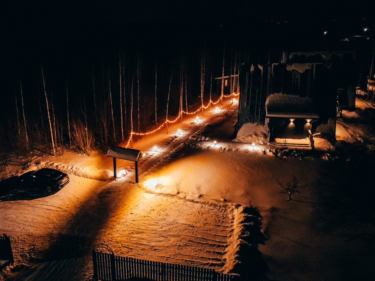 Коттедж (A-Frame c 1 спальней и сауной), Гостевой дом Никитское подворье