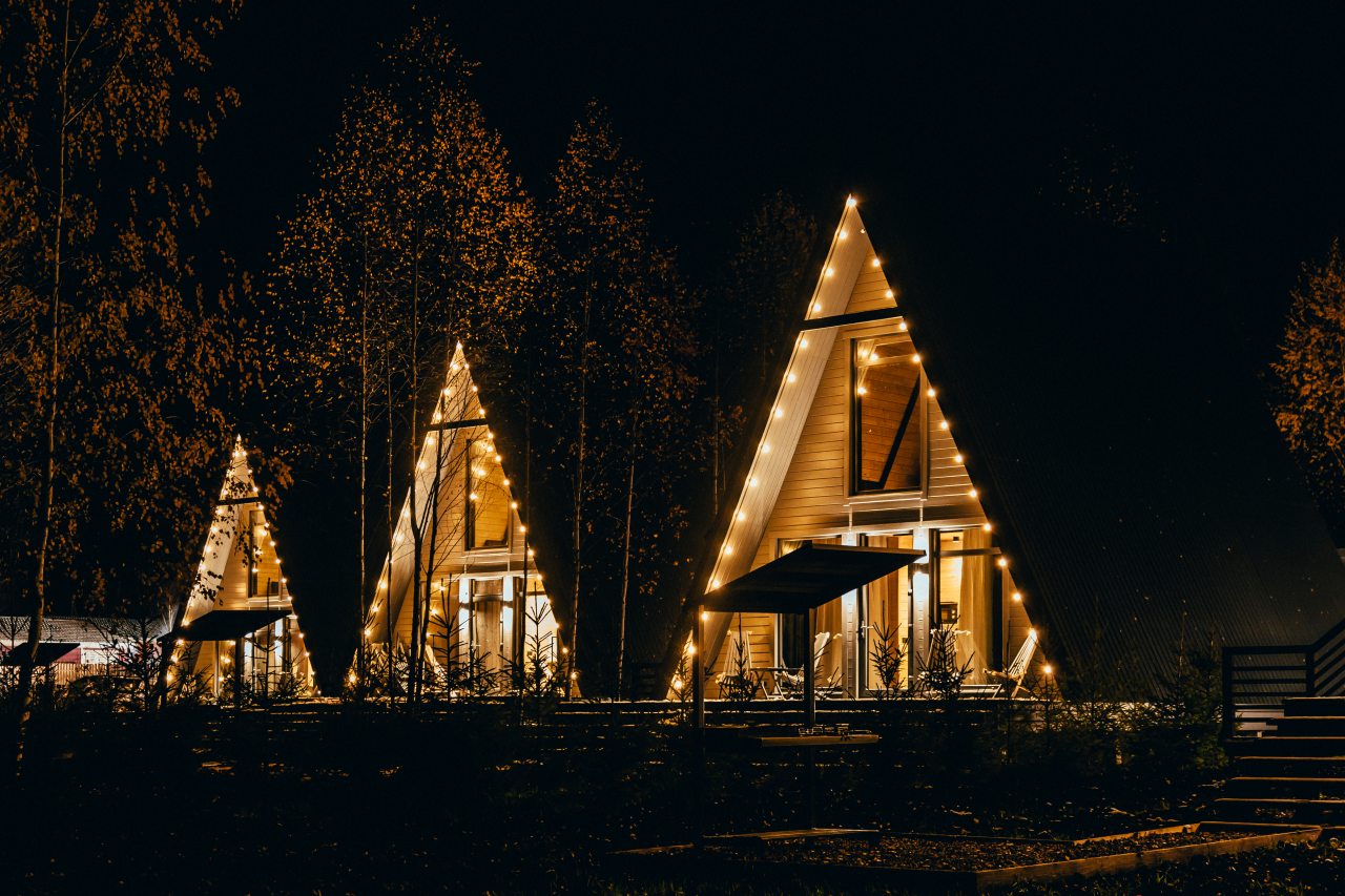 Коттедж (A-Frame c 1 спальней и сауной), Гостевой дом Никитское подворье