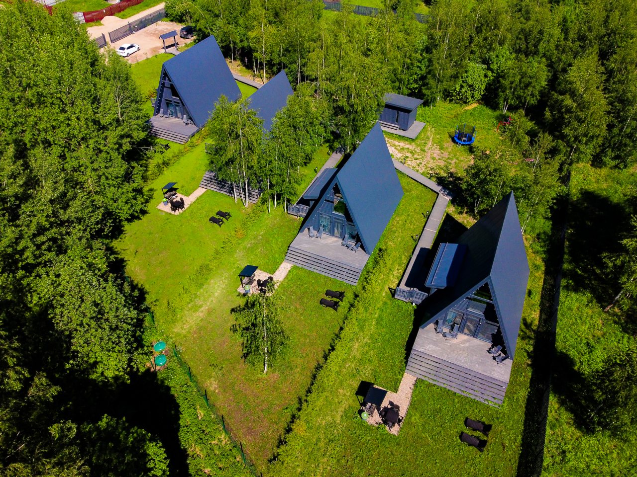 Коттедж (A-Frame c 1 спальней и сауной), Гостевой дом Никитское подворье