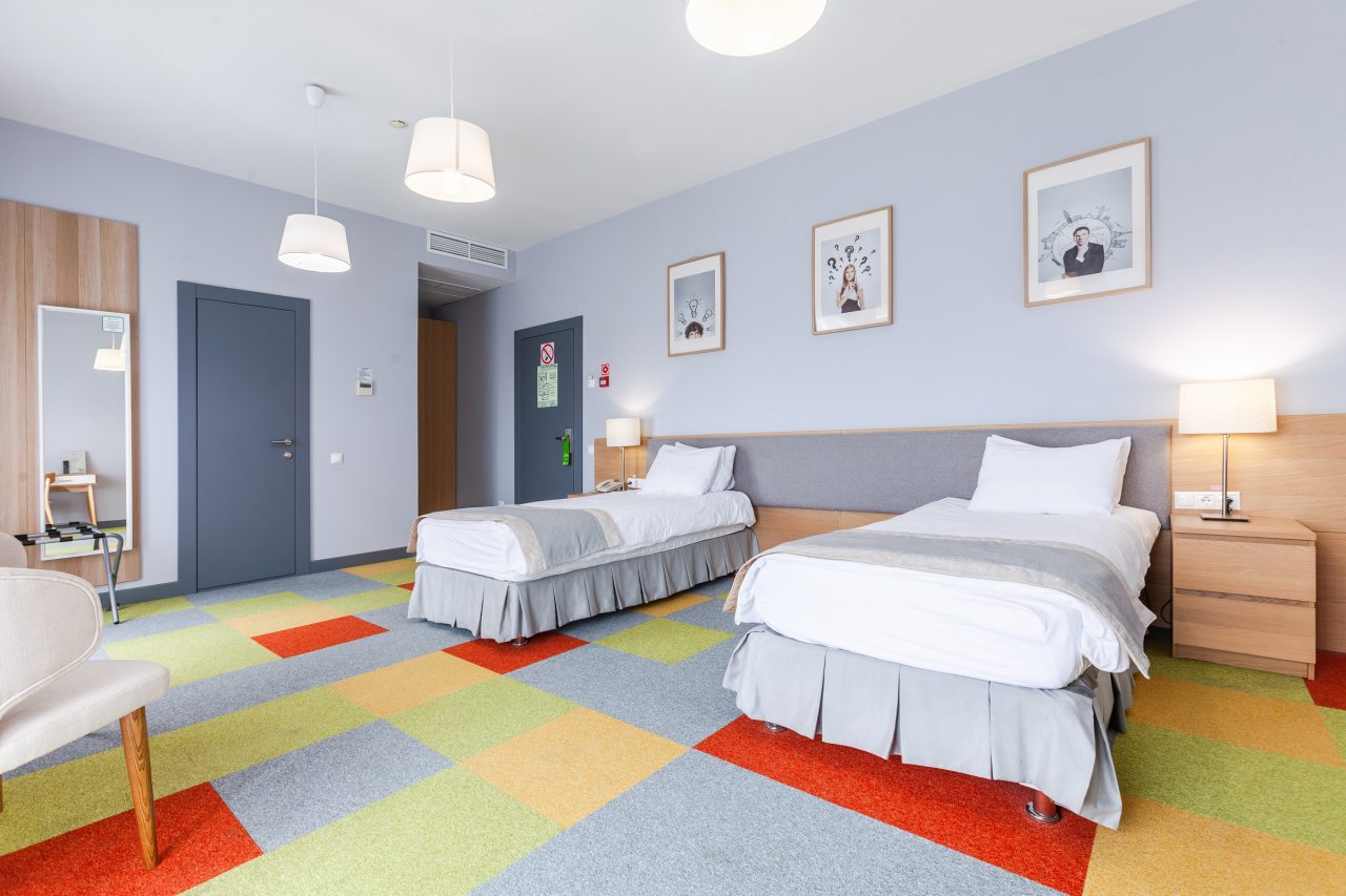 Двухместный (Стандарт двухместный 2 кровати), Ракурс Отель