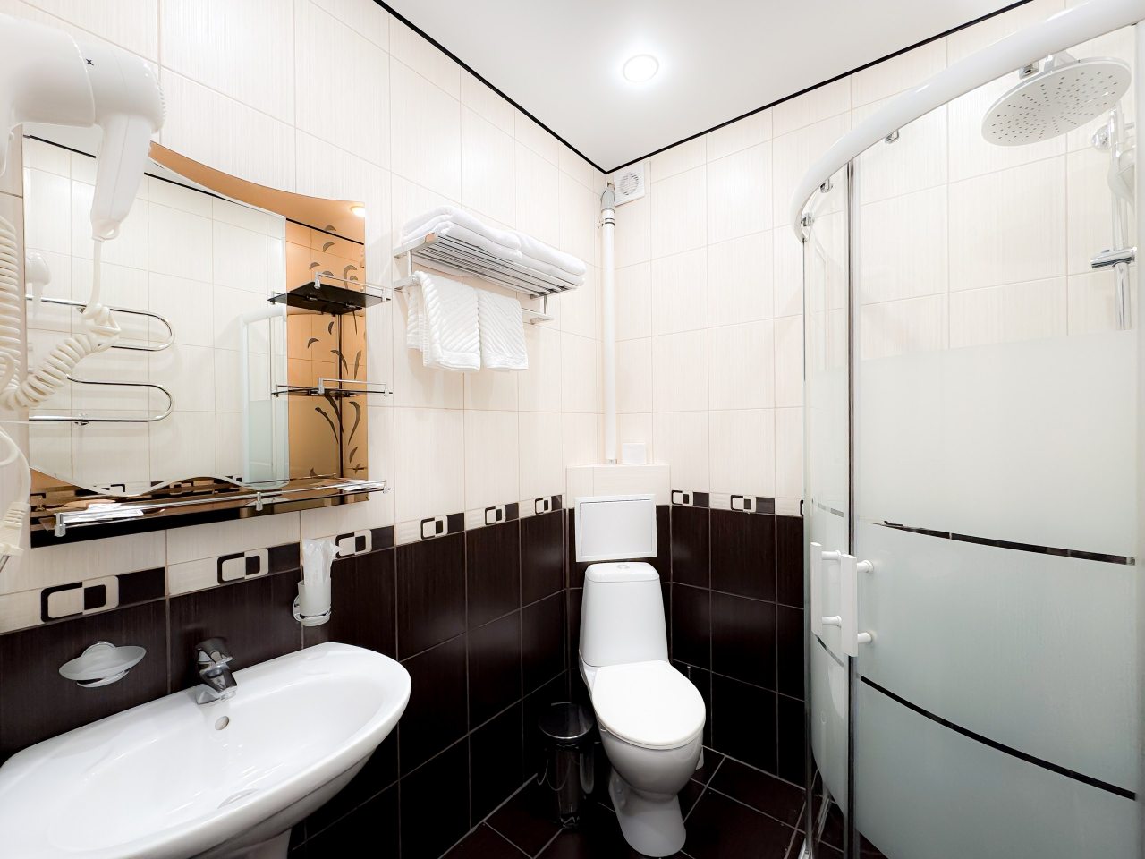 Двухместный (Улучшенный мансард 3х местный), Гостиница Тройка