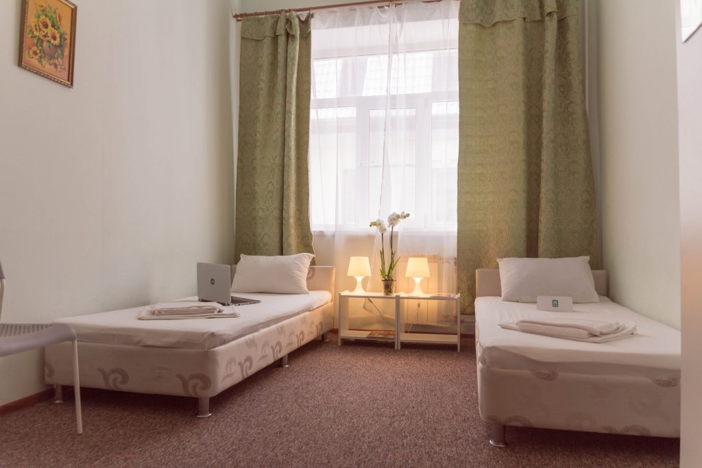 Двухместный (Комфорт с 2 отдельными кроватями) отеля Андрон на площади Ильича, Москва
