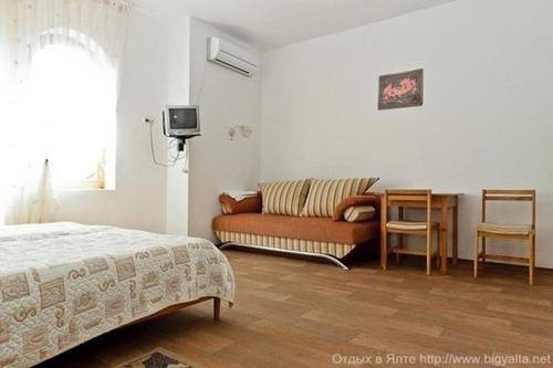 Двухместный (Двухместный номер с 2 отдельными кроватями и видом на море) гостевого дома Ливадия, Крым