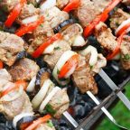 Мангальная зона с беседкой