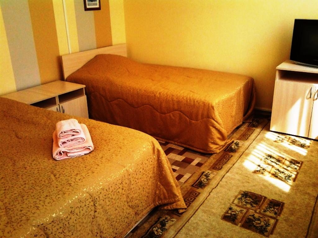 Двухместный (Стандартный двухместный номер с 2 отдельными кроватями) гостиницы Спортивная, Волочаевское
