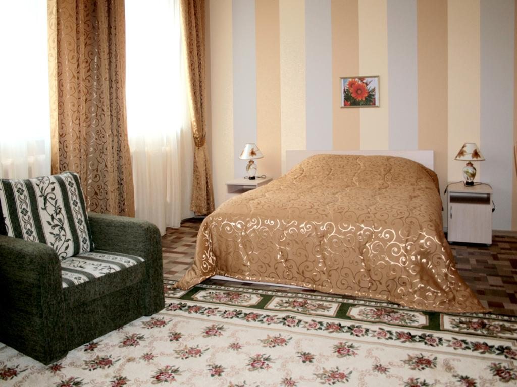Сьюит (Двухместный номер Делюкс с 1 кроватью) гостиницы Спортивная, Волочаевское