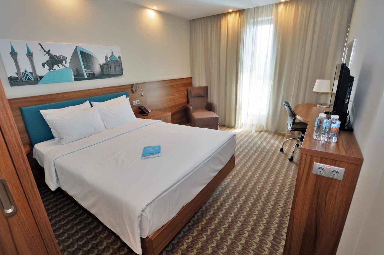 Одноместный (Стандартный Номер с кроватью размера «queen-size») отеля Hampton by Hilton Ufa, Уфа