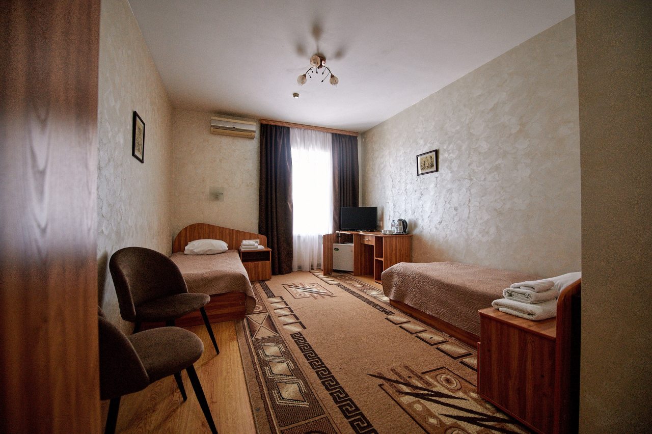 Двухместный (Двухместный комфорт с раздельными кроватями) гостиницы Гранд, Тамбов