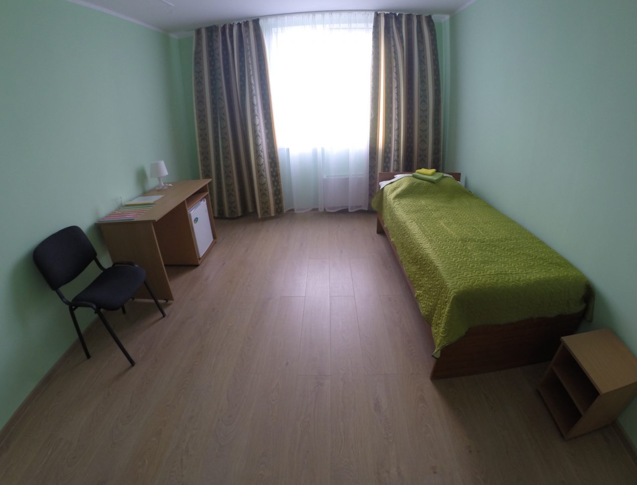 Одноместный номер. Удобства на этаже.