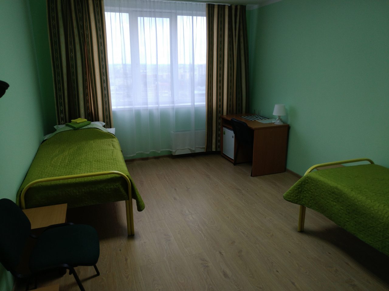 Эконом двухместный. Удобства на этаже.