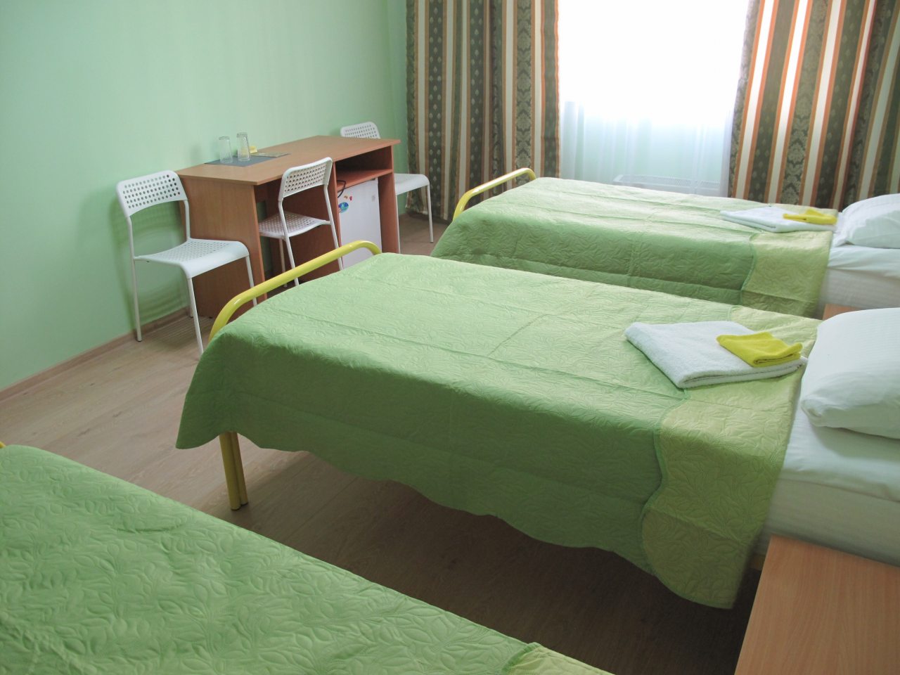 Эконом трехместный. Удобства на этаже.