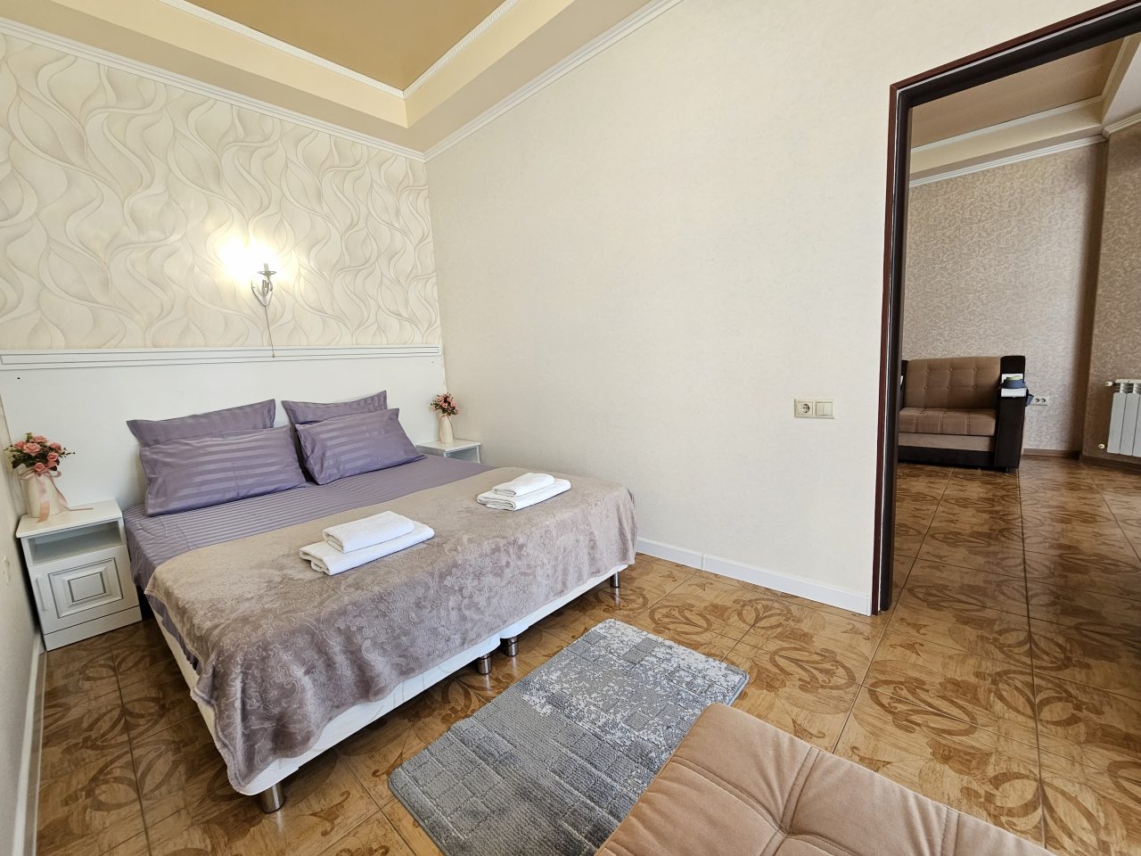 Люкс (ЛЮКС - 2-х комнатный, 2-х местный), Гостиница Плаза