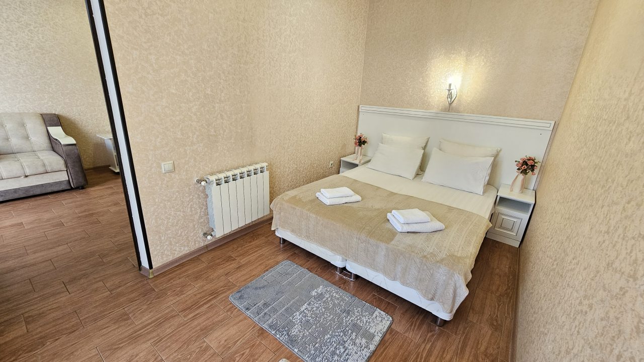 Люкс (ЛЮКС - 2-х комнатный, 2-х местный), Гостиница Плаза