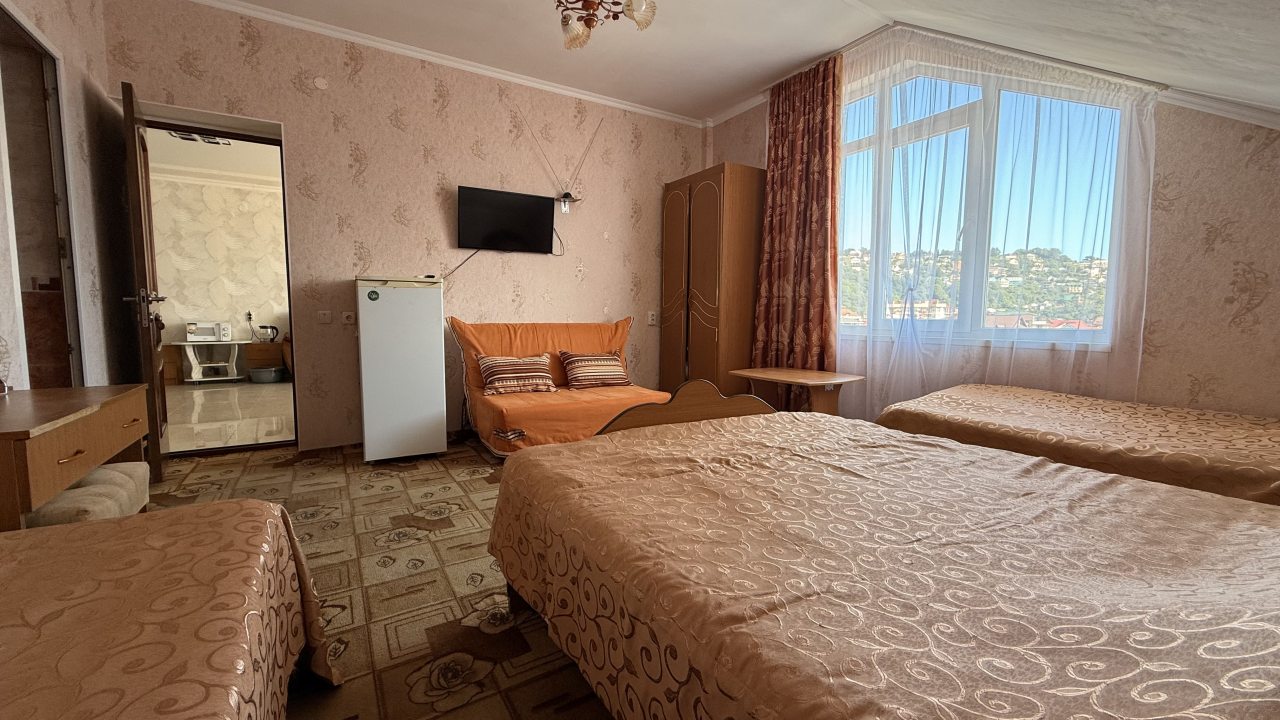Семейный (Семейный стандарт без балкона (1 и 5 этаж)), Отель Удача