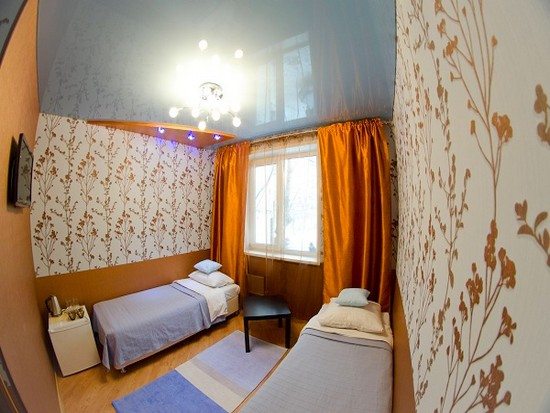 Двухместный (Twin) гостиницы Апельсин, Томск