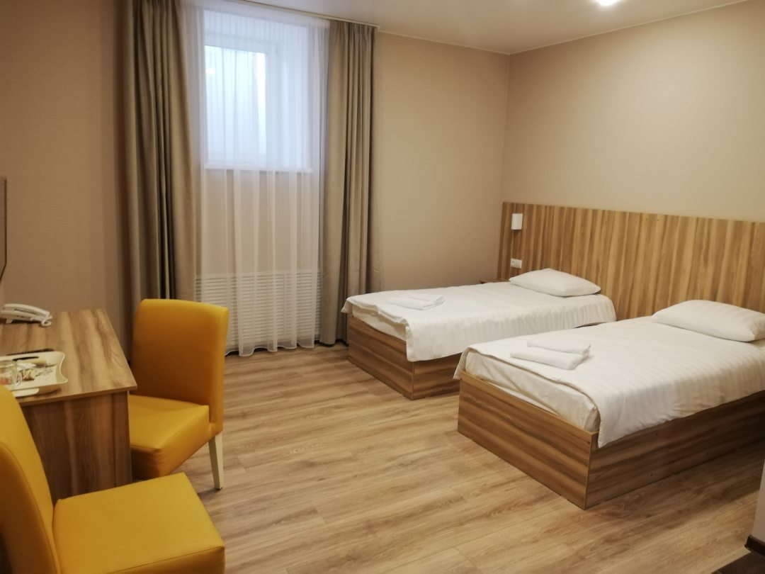 Двухместный (Двухместный номер с раздельными кроватями (цоколь)) гостиницы Светлица, Вологда