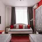 Двухместный (Двухместный номер с 1 двуспальной или 2 раздельными кроватями, общая ванная комната), HD hostel Ижевск