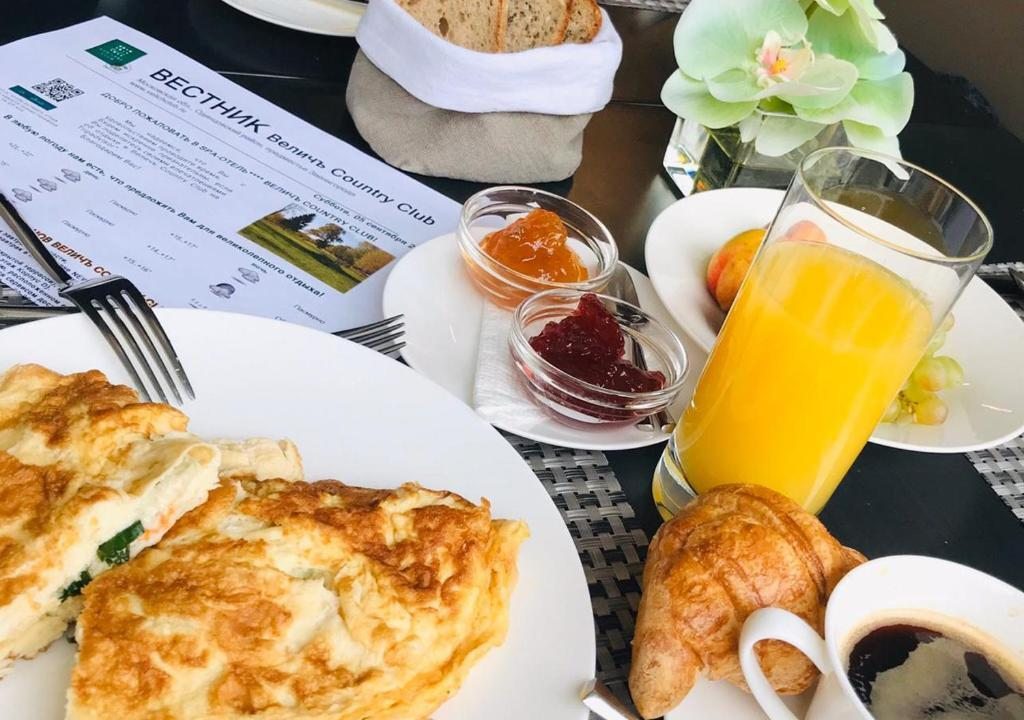 Континентальный завтрак, Спа-отель Величъ Кантри Клаб