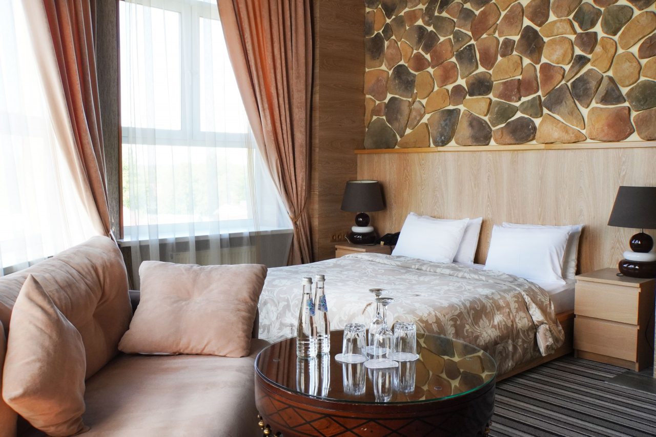 Люкс (С кроватью размера «king-size» и доступом в аквазону) спа-отеля Grand Wellness Hotel & Spa, Красногорск