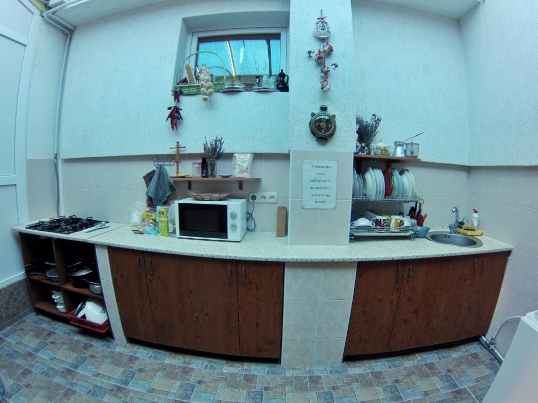 Общая кухня и столовая, Гостевой дом Рыжий Кот