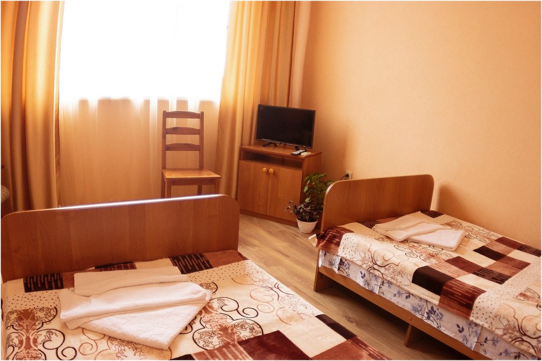 Двухместный (Двухместный 1-комнатный с раздельными кроватями без балкона) гостиницы Астерия, Ейск