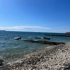 Галечный пляж, Пансионат Гизель-Дере