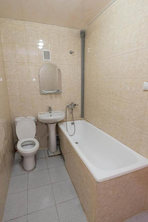 Ванная комната в гостинице Каспий, Махачкала. Гостиница Каспий