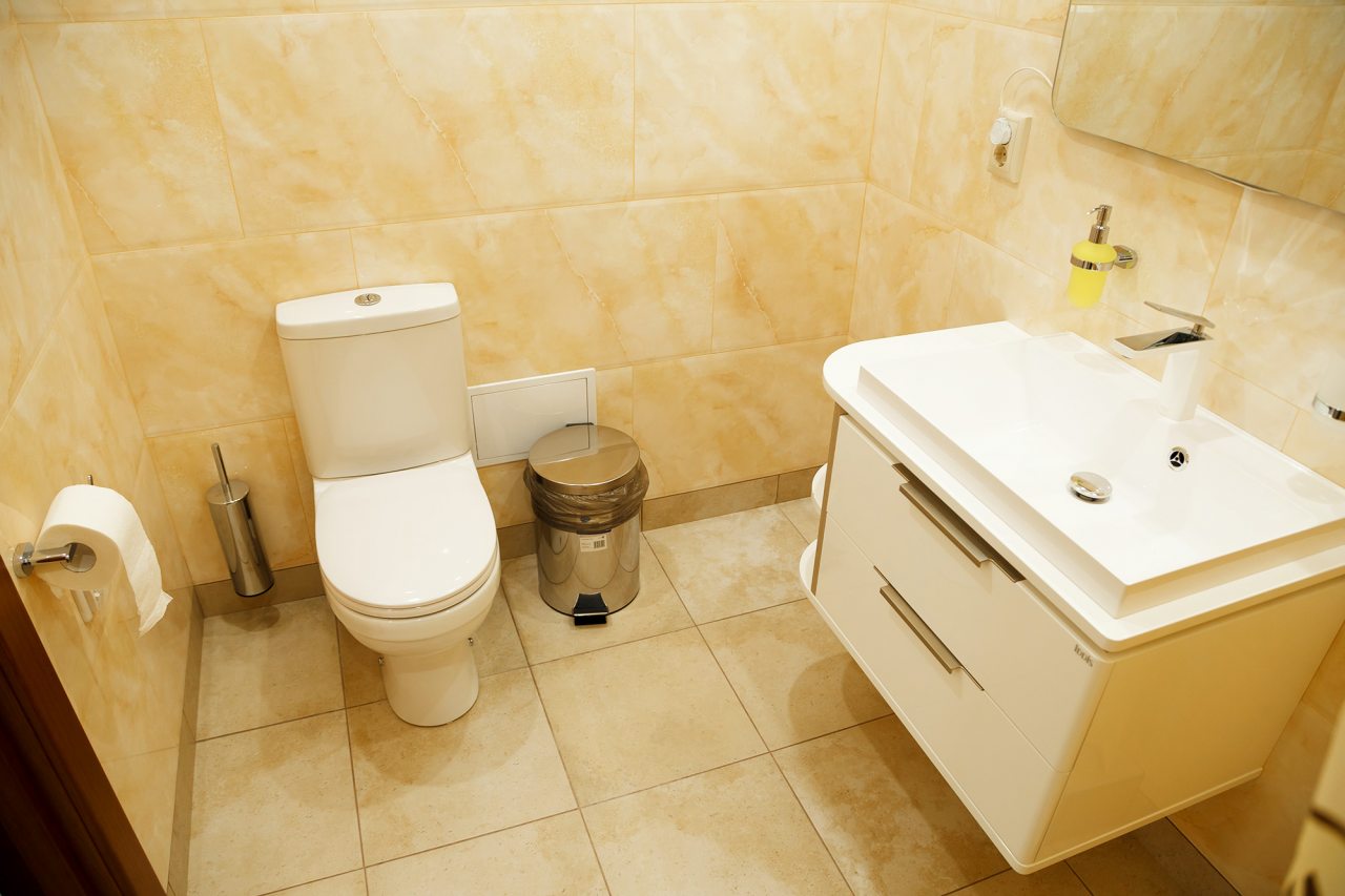 Ванная комната в номере 5 Люкс