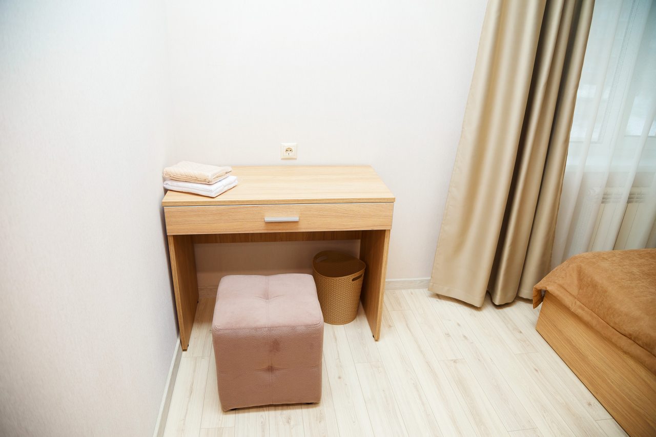 Спальная комната в номере 5 Люкс