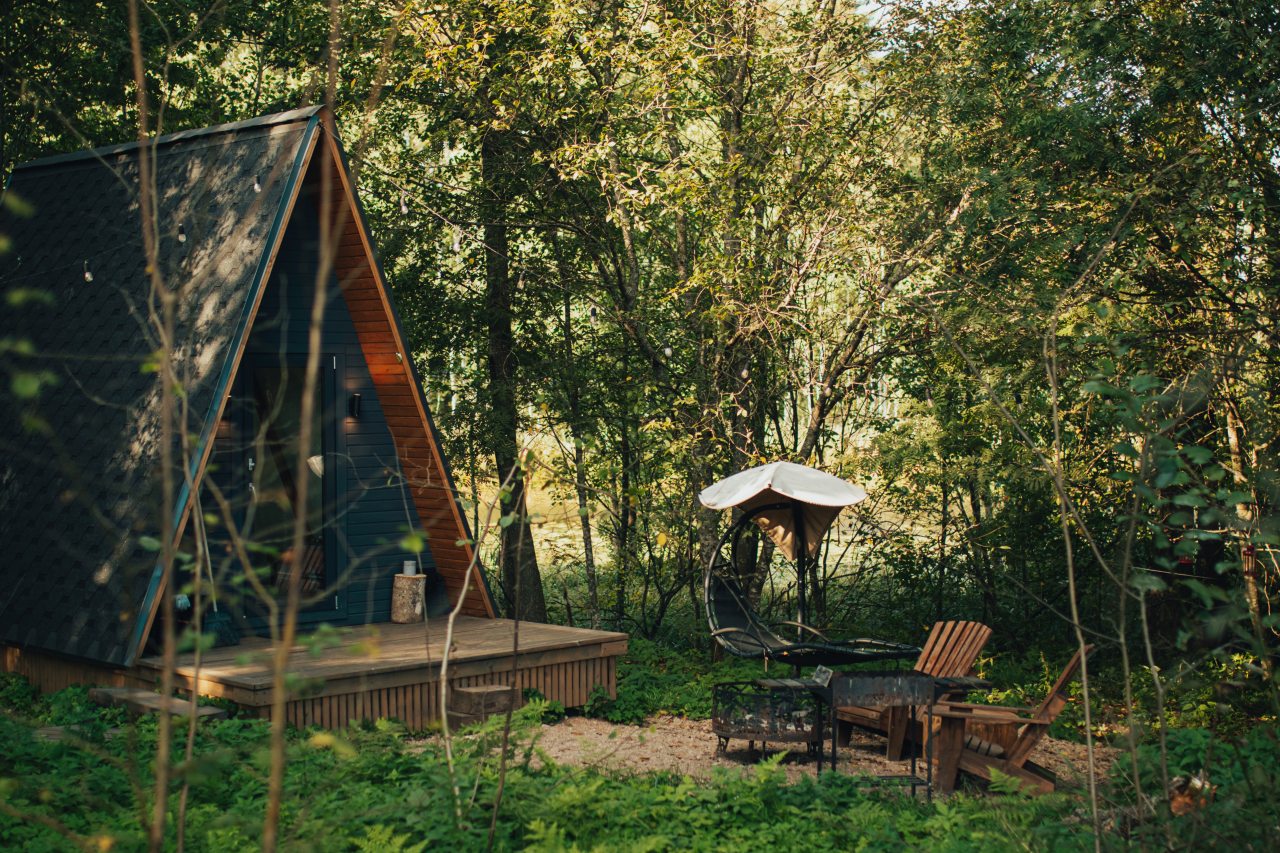 Двухместный (Шалаш А-фрейм), База отдыха Оленья Гора