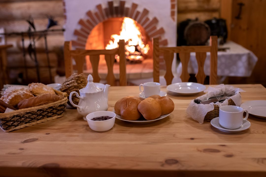 Традиционная печь в Русских домах, База отдыха Старый Сиг