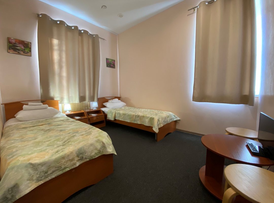 Двухместный (Стандарт с двумя раздельными кроватями) гостиницы Сергиевская 6, Сергиев Посад