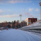 Вид на стадион, Коттеджный поселок Демино