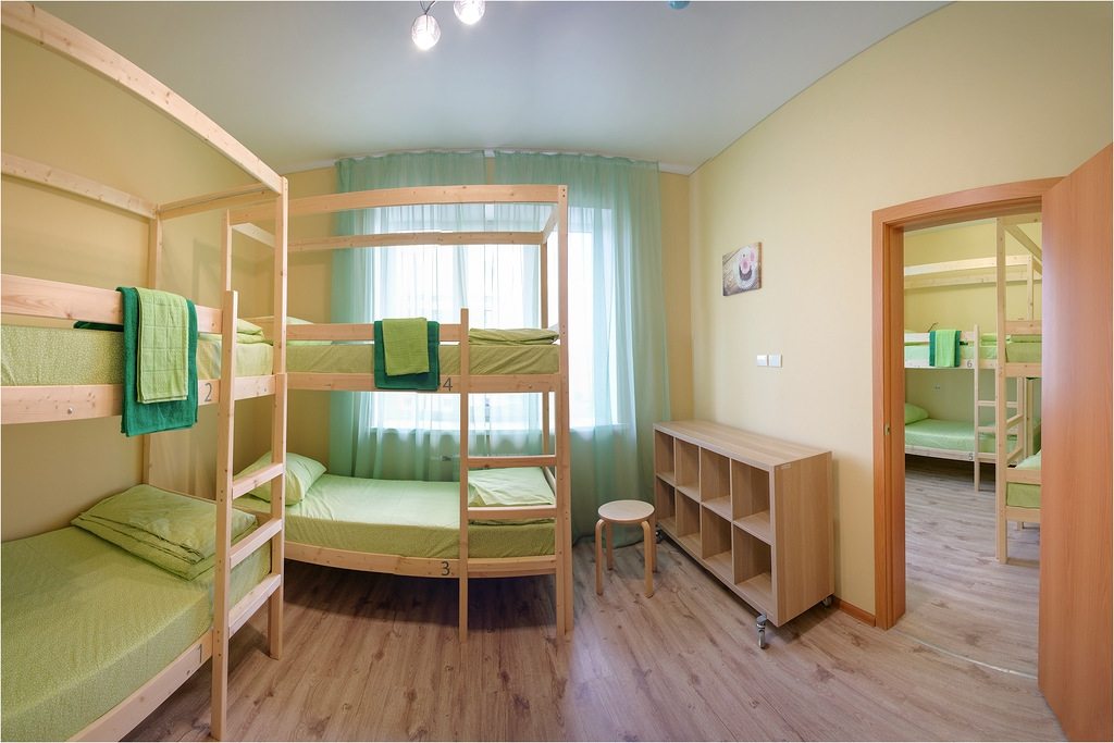 Восьмиместный (Койко-место в 8-местном двухкомнатном номере) хостела Nice, Челябинск