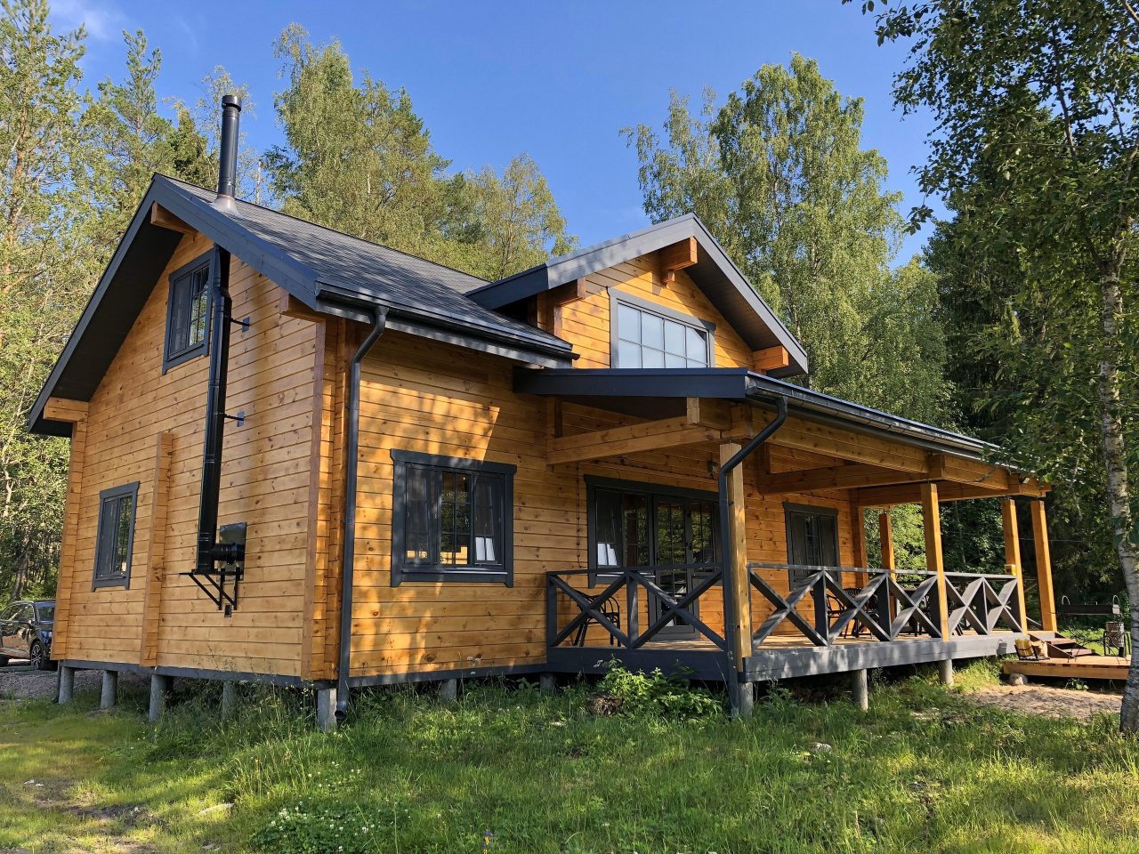 Коттедж (Дом с 3 спальнями) базы отдыха Ладога-озеро, Приозерск