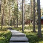 Дом (Сосновый с односпальными кроватями), База отдыха Ладога-озеро