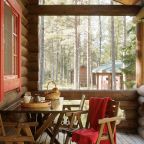 Дом (Сосновый с односпальными кроватями), База отдыха Ладога-озеро