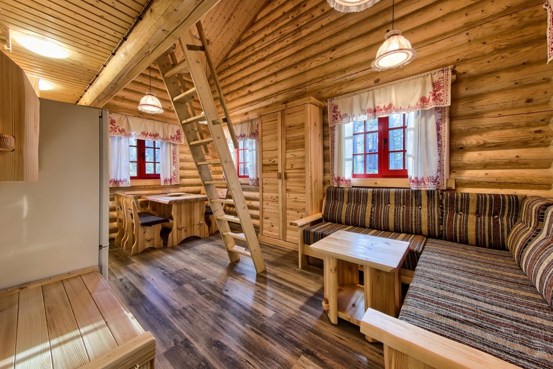 Дом (Сосновый дом с двуспальной кроватью) базы отдыха Ладога-озеро, Приозерск