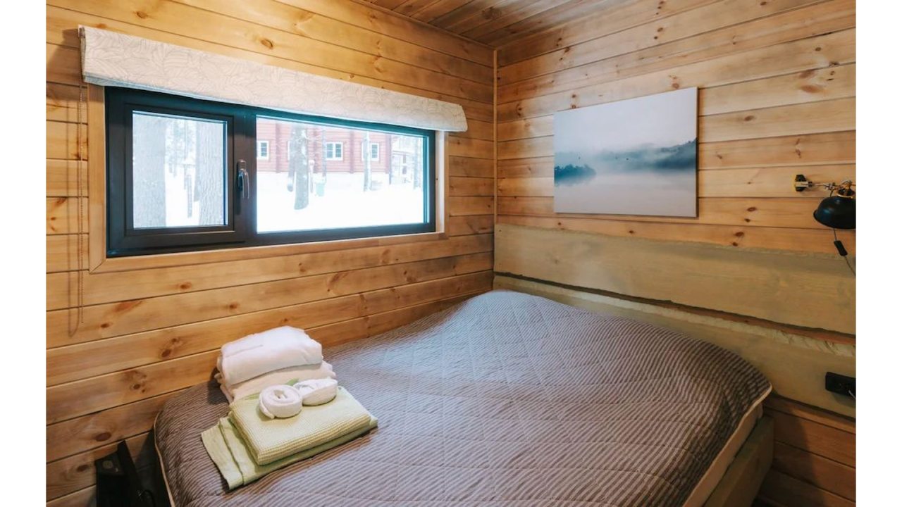 Двухкомнатный дом с горячей купелью