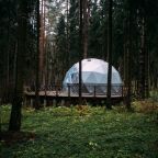 Бунгало (Купольный дом с бочкой фурако), База отдыха Истра Коттедж