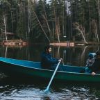 Активный отдых на Истринском водохранилище: сапы и лодки.