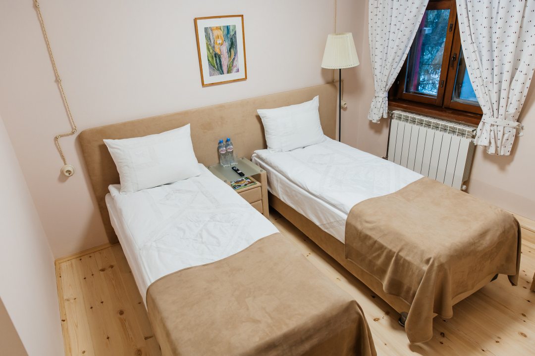 Двухместный (Стандарт с 1 или 2 раздельными кроватями) гостиницы Мандроги, Верхние Мандроги
