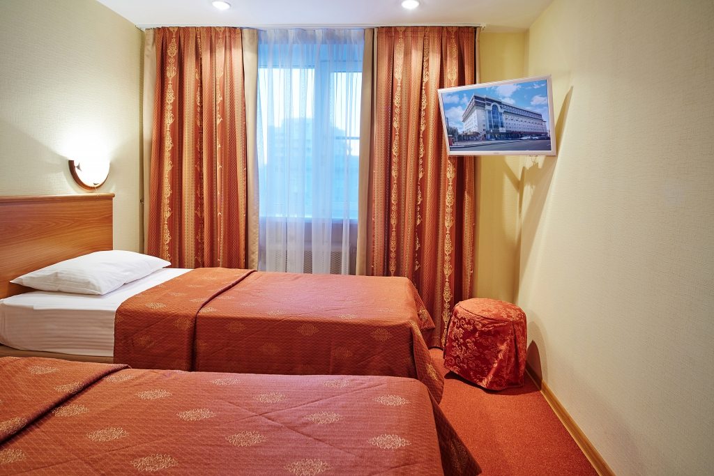Двухместный (Бизнес с раздельными кроватями) гостиницы ЕвроОтель, Ставрополь