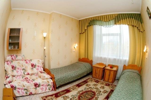Двухместный (Двухместный номер с 2 отдельными кроватями и ванной) отеля Рассветы над Бией, Бийск