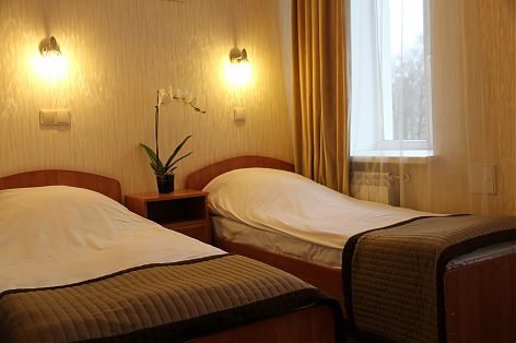 Двухместный (С 2-мя односпальными кроватями) гостиницы Планета, Уфа